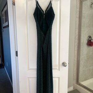 Elegant Green Evening Gown
